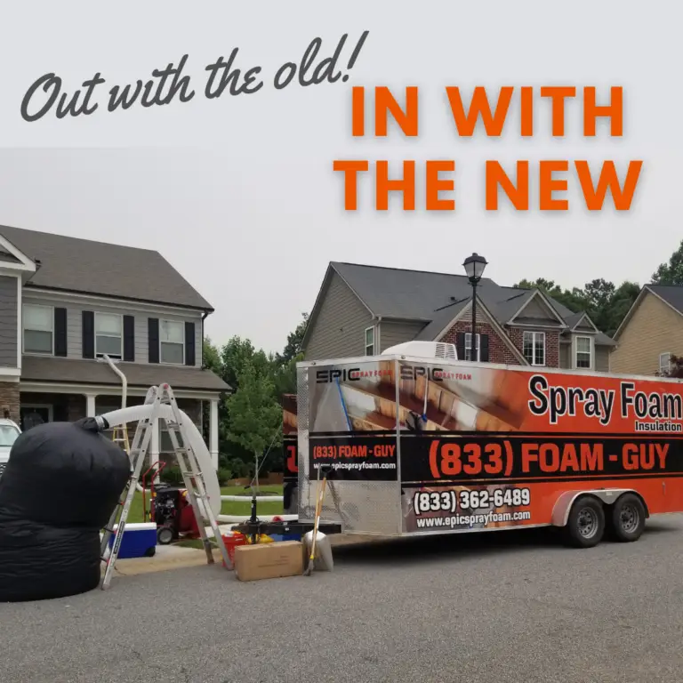 large should you spray foam over your existing insulation 1