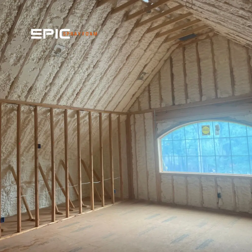 large should you spray foam over your existing insulation 4