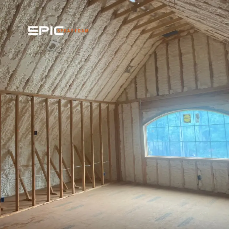 large should you spray foam over your existing insulation 4