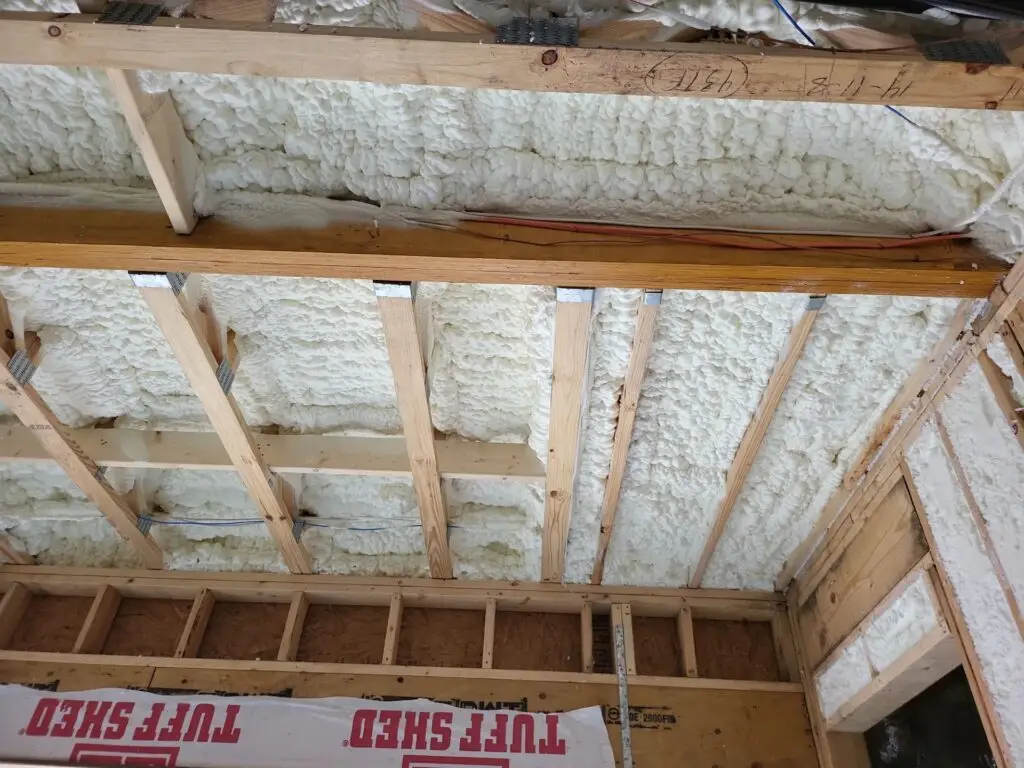 spray foam ceiling