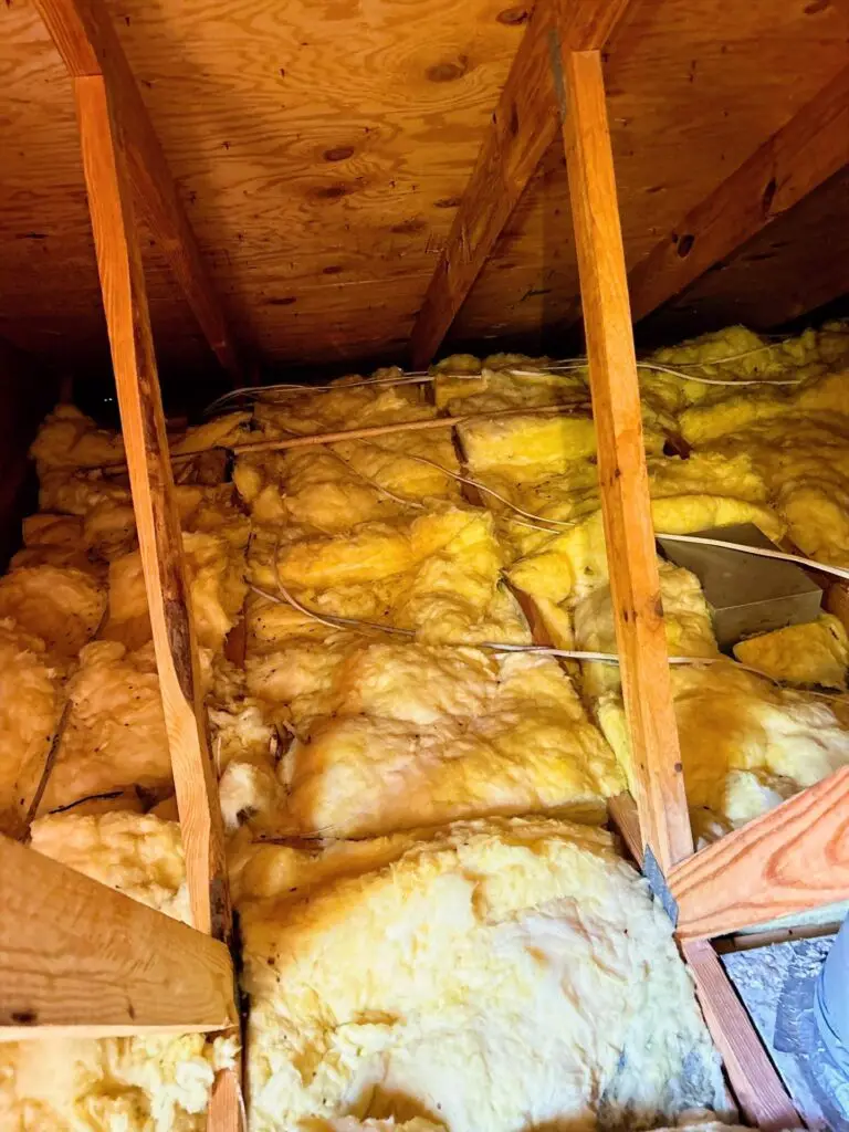 fiberglass attic