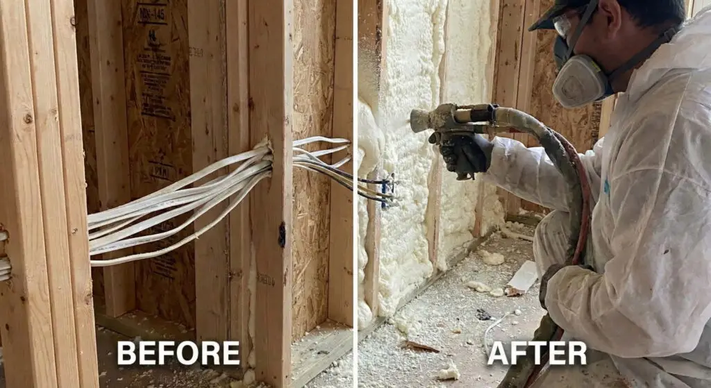 Is Spray Foam Safe Around Electrical Wiring? 
